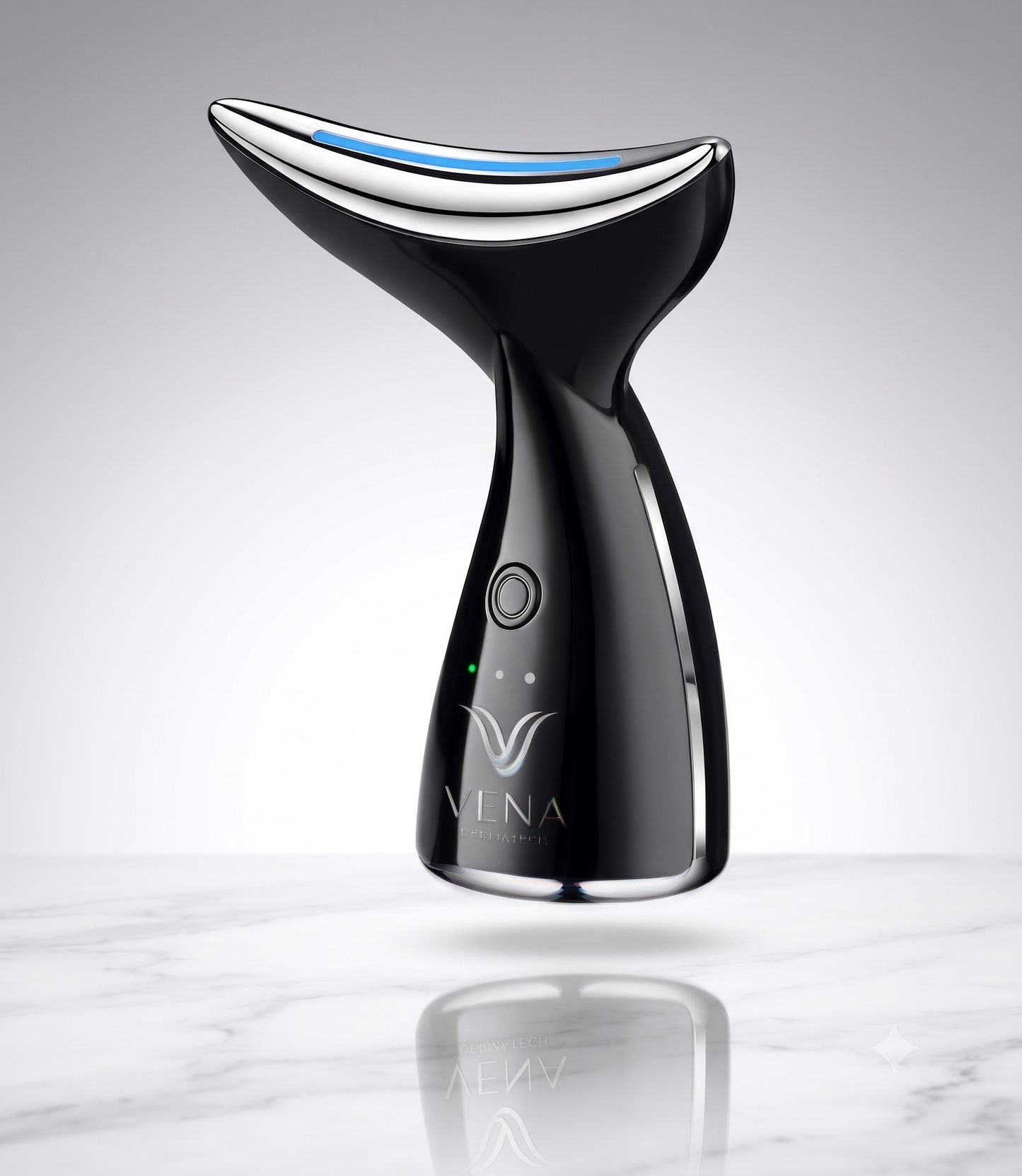 VENA: Dispositivo Reafirmante de Cuello y Papada V-Line – Luz LED + Calor + Vibración