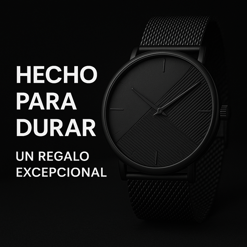 Reloj NOIR — Domina el tiempo.