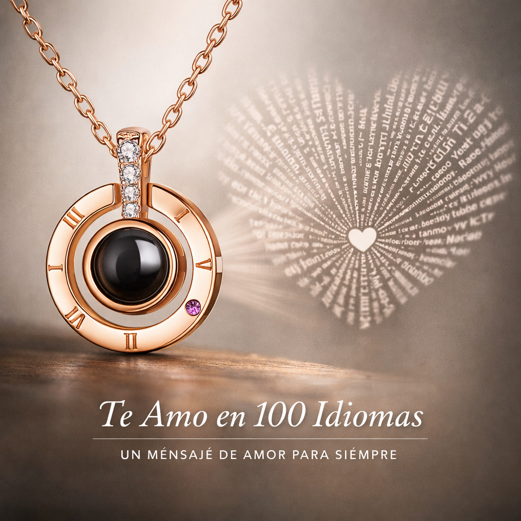 Collar de Amor Eterno – Proyecta “Te Amo” en 100 Idiomas