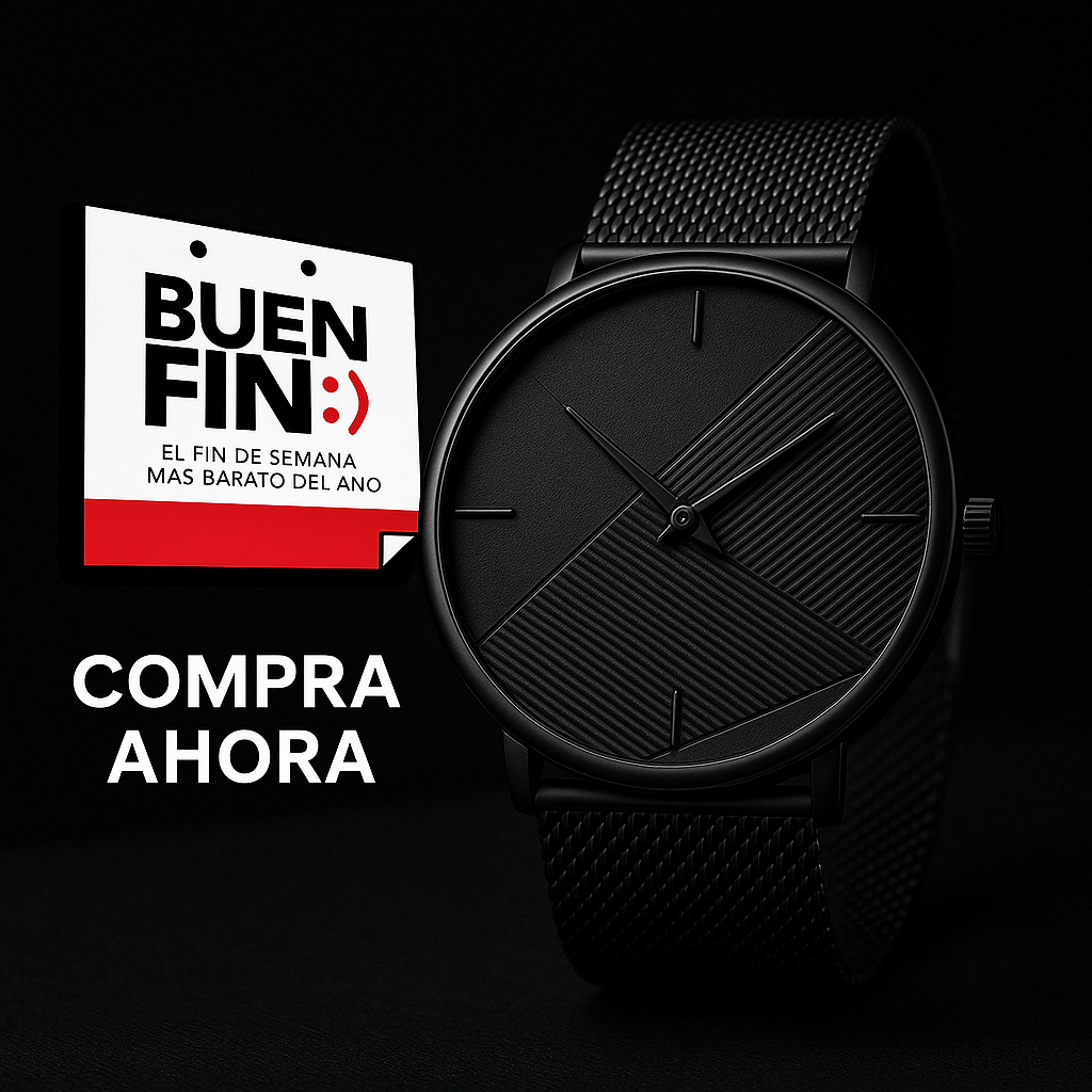 Reloj NOIR — Domina el tiempo.