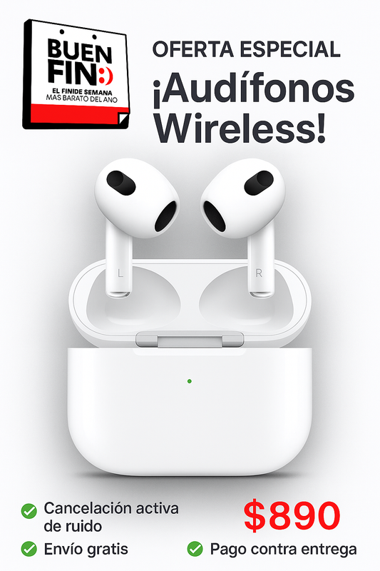 Airpodds -sonido premium sin pagar miles.