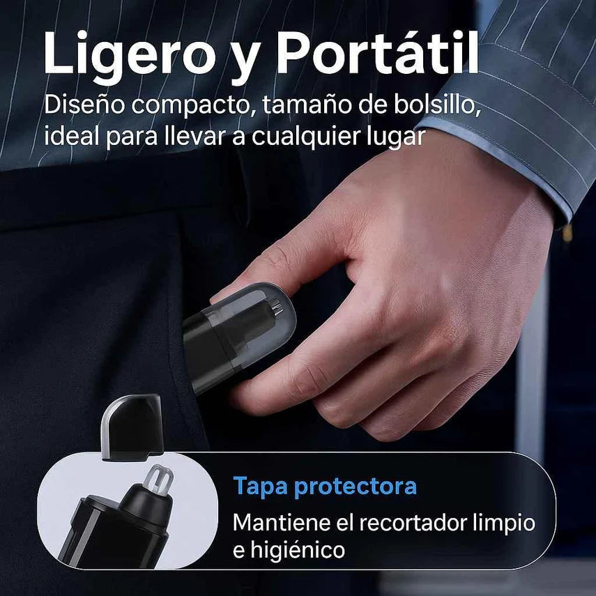NosePro™ - Recortador de Vello Nasal Inteligente