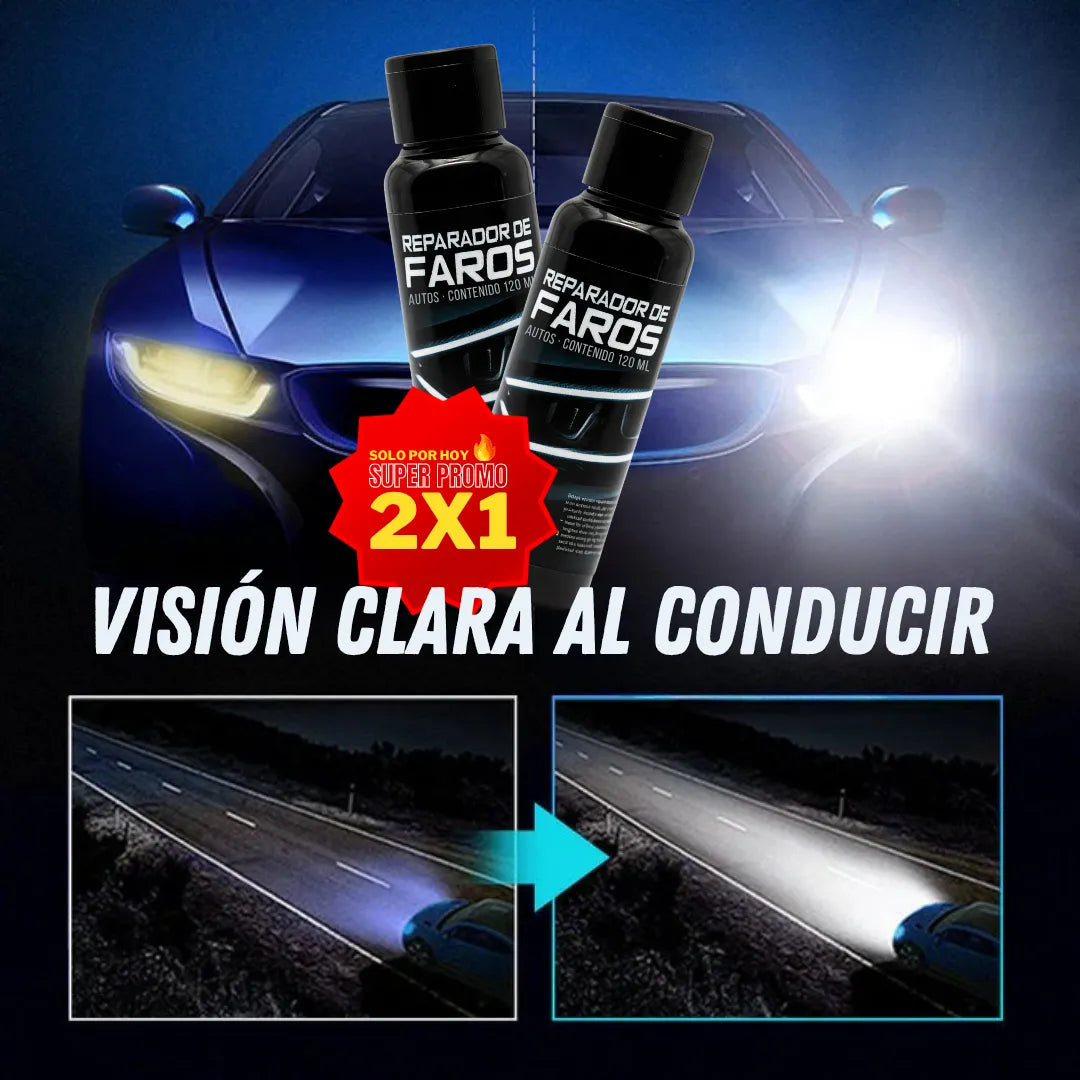 LIMPIADOR PREMIUM DE FAROS™ Oferta 2x1