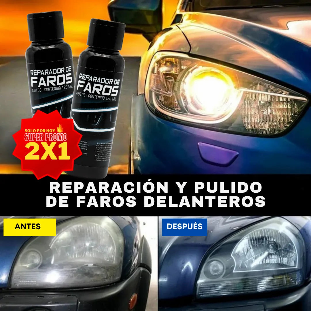 LIMPIADOR PREMIUM DE FAROS™ Oferta 2x1